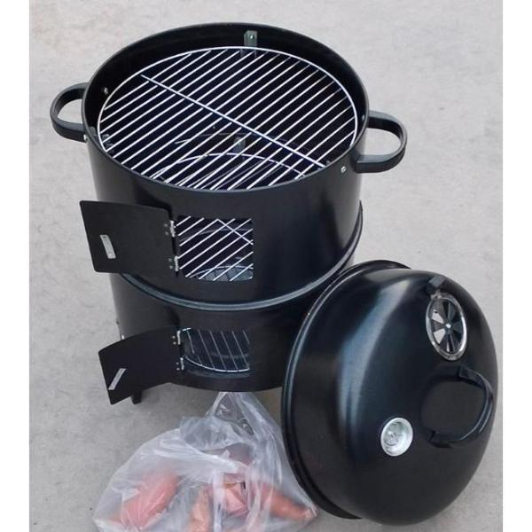 バーベキューコンロ木炭家庭用スモークコンロ 株式会社錦 屋外で