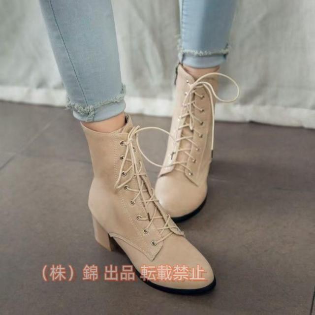 ブーツ レディースブーツ ワークブーツ ユニセックス レースアップブーツ 錦 PU 黒 編み上げブーツ 柔らかいソール 袴用 着やすい ある 防水 滑り止め梅雨対応