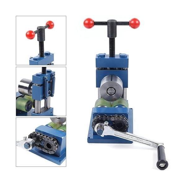 多機能リング曲げツールハンドクランクベンディングマシンリングベンダーツールリング曲げ工具メタルベンダー株式会社錦リングベンダーツール手動ローリングミ 多機能リング曲げツールハンドクランクベンディングマシンリング