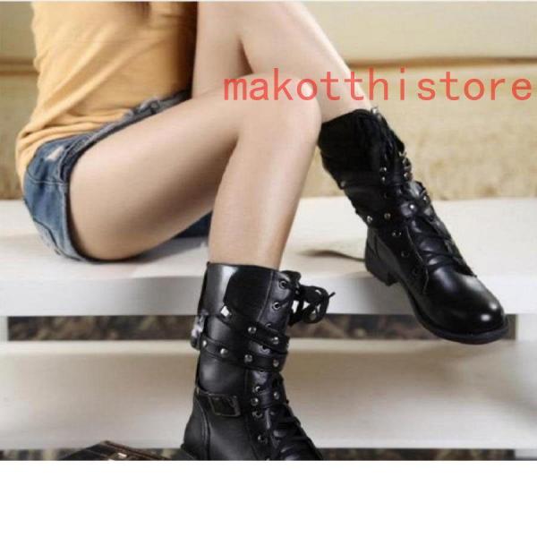 編みあげブーツミディアムブーツショートブーツ編み上げブーツ24.5cm25cm黒レースアップブーツミドルブーツ袴ブーツ錦歩きやすいレディース靴成人式 編みあげブーツミディアムブーツショートブーツ編み上げブーツ24.5