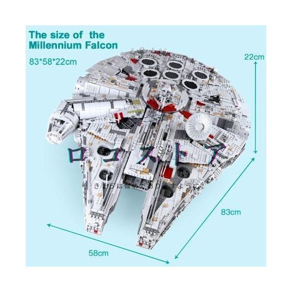 レゴ 互換品 ミレニアムファルコン スターウォーズ アルティメット 8445ピース 株式会社錦クリスマス プレゼント 75192_1