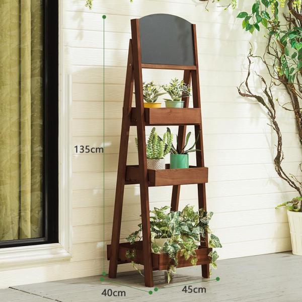 ブラックボード立て看板黒板スタンド看板メニューボードウエルカムボードおしゃれ木製マグネット対応フラワースタンド付き株式会社錦倒れにくいカフェサロン