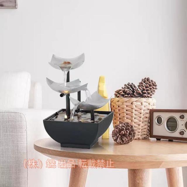 室内噴水 屋内卓上噴水 デスクファウンテン ミニ屋内デスクの滝噴水 小さな滝の噴水 水の特徴 デスク噴水 株式会社錦 室内噴水 ホームオフィスのデスクト