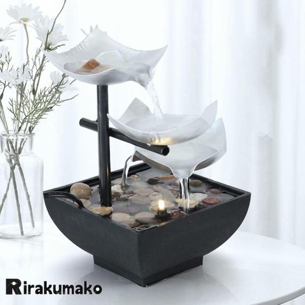 室内噴水 屋内卓上噴水 デスクファウンテン ミニ屋内デスクの滝噴水 小さな滝の噴水 水の特徴 デスク噴水 株式会社錦 室内噴水 ホームオフィスのデスクト_4