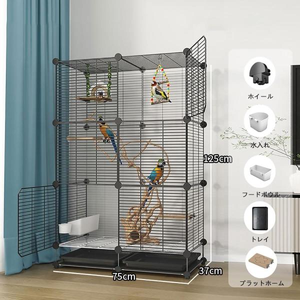 大型鳥かご鳥籠鳥ケージインコケージ屋内錦屋外用金属製鳥かご大型