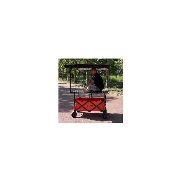 折り畳みと昇降可キャンピングカー大きなテーブル屋台車 株式会社錦