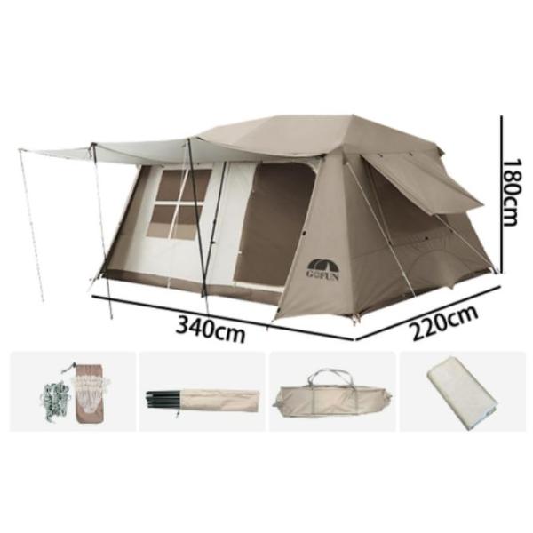 Hill stoneヒルストーン2ルームロッジテント8人〜12人用 ツールーム