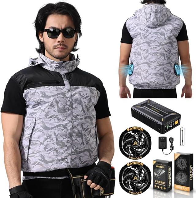 SANEOR AIRSOAR ファンバッテリーセット 40500mAh ヤマダモール