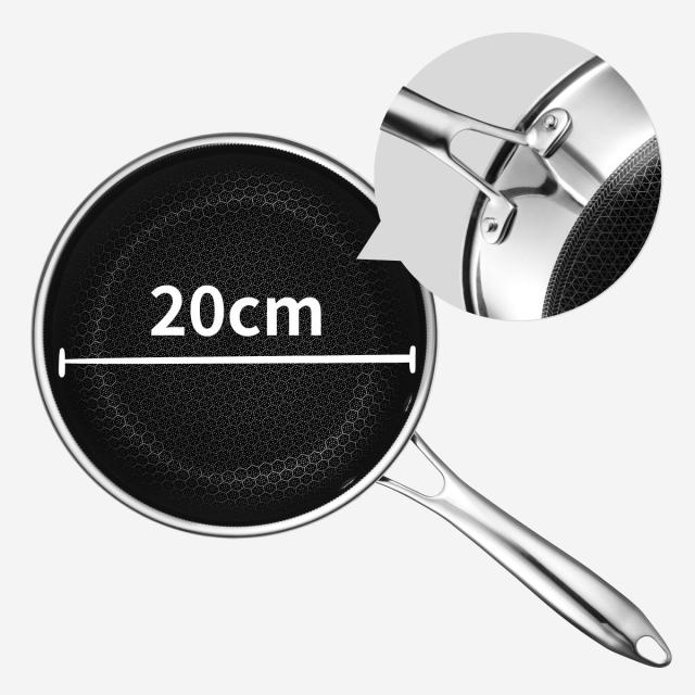 ヘックスクラッド　ハイブリッド蓋付き鍋　2.8リットル　20センチ ヘックスクラッド ハイブリッド蓋付き鍋 2.8リットル 20センチ 20cm