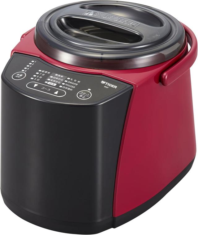 精米機 無洗米機能つき  家庭用精米機 小型 米 コンパクト 無洗米対応 DCモーター もち米 古米みがき 白米強め やわらか玄米 胚芽玄米 無洗米 白米 タイガー魔法瓶 健康志向