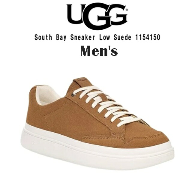 UGG アグ メンズ サウスベイ スニーカー ロー スエード シューズ レースアップ シンプシープスキン ヒール 靴 1154150正規品  新作 メンズスニーカー 冬物 クリスマス プレゼント 誕生日 ギフト