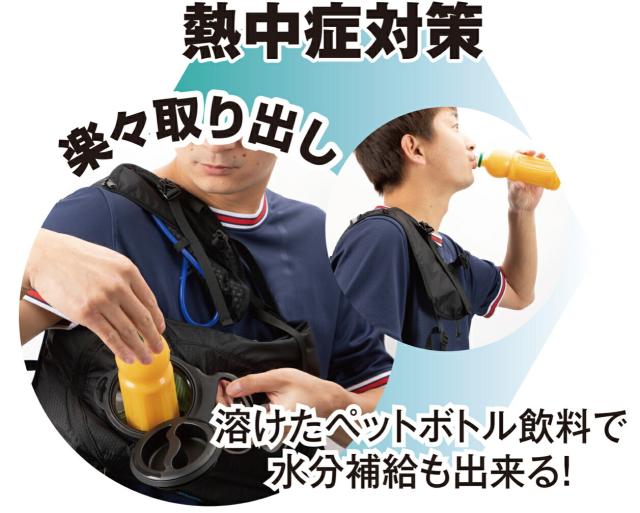 2023年 最新 冷たい水が体中をかけめぐる快感 アイスマンベスト水冷服 ICM2-BLV-SET バッテリーセット ブラック ICE MAN アイスベスト クールベスト 暑さ対策 クールベスト 冷感 冷却 ひんやり ベスト 熱中 症 対策 服 夏 夏 クール 涼感 クールウェア