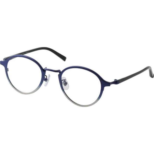 オニメガネ Onimegane メガネ コンビ ボストン フレーム 日本製 鯖江 メンズ レディース OG 9101 BL 47 度付き対応_1