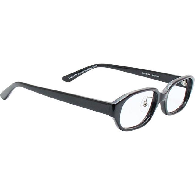 オニメガネ Onimegane メガネ セルロイド スクエア フレーム 日本製 鯖江 メンズ レディース OG 7705 BK 50 度付き対応_2
