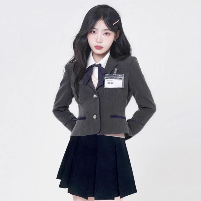 長袖 制服 セットアップ 上下セット スクール制服 制服 韓国 制服