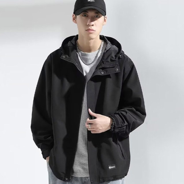 マウンテンパーカー メンズ 春服 春 ジャケット ウインドブレーカー 
