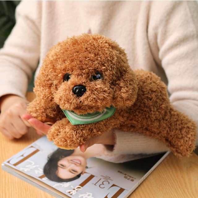 犬 ぬいぐるみ トイプードル テディ ドッグ ぬいぐるみ リアル 本物