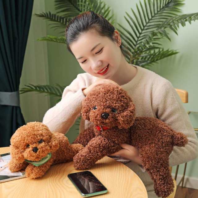 犬 ぬいぐるみ トイプードル テディ ドッグ ぬいぐるみ リアル 本物
