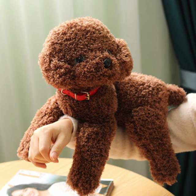 犬 ぬいぐるみ トイプードル テディ ドッグ ぬいぐるみ リアル 本物
