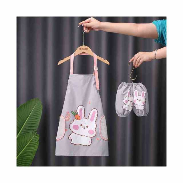 キッズ エプロン おしゃれ 女の子 送料無料 子供用エプロン 男の子 女の子 キッズ用エプロン 小学生 シンプル かわいい 男女兼用 おし エプロン