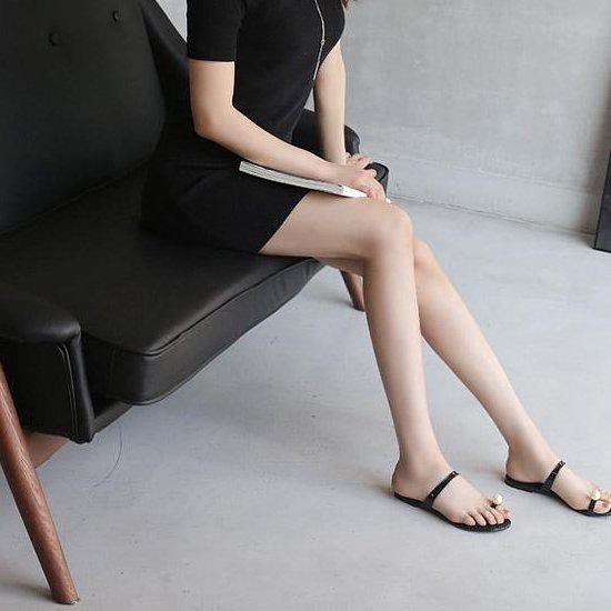 サンダル レディース トングサンダル ぺたんこ フラットサンダル