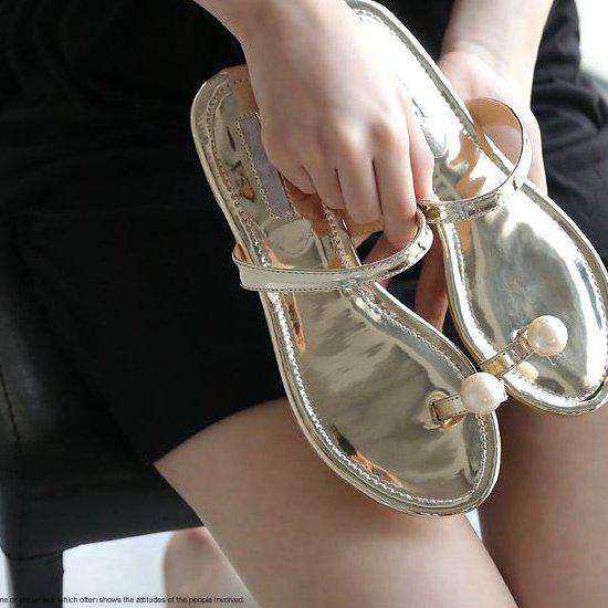 サンダル レディース トングサンダル ぺたんこ フラットサンダル