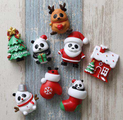クリスマス 置物 冷蔵庫マグネット パンダ 飾り Amazon.co.jp: PUUCKA