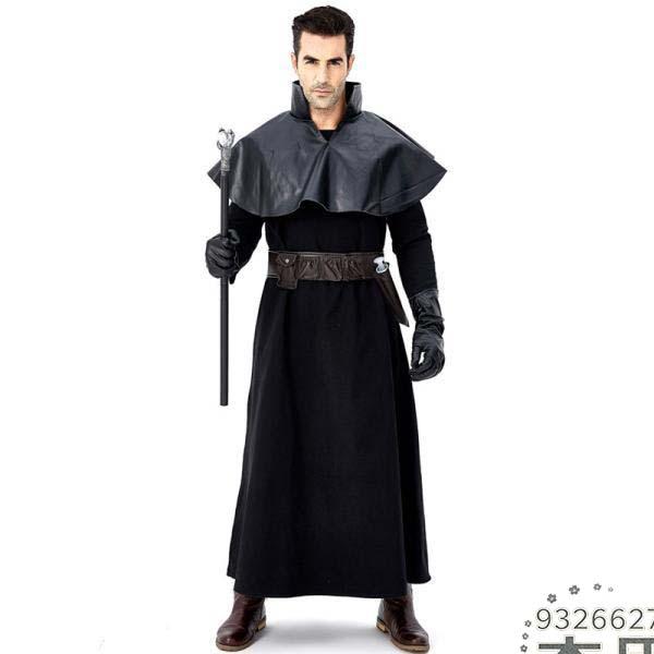 ハロウィン ペスト医師 コスチューム 中世風 鳥医師 ペストマスク 衣装 疫病 ペストドクター 大人用 クリスマス パーティー 仮装 忘年会_8