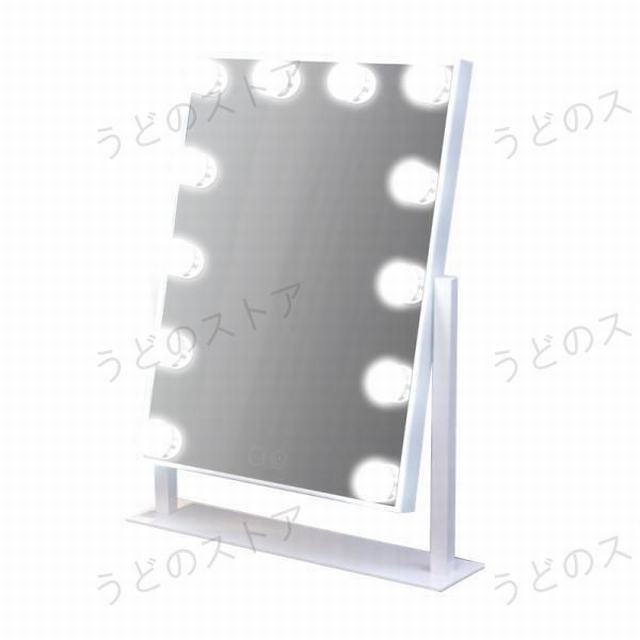 ハリウッドミラー　シルバー | Ncolor 女優ミラー ハリウッドミラー ライト付き クリスタル