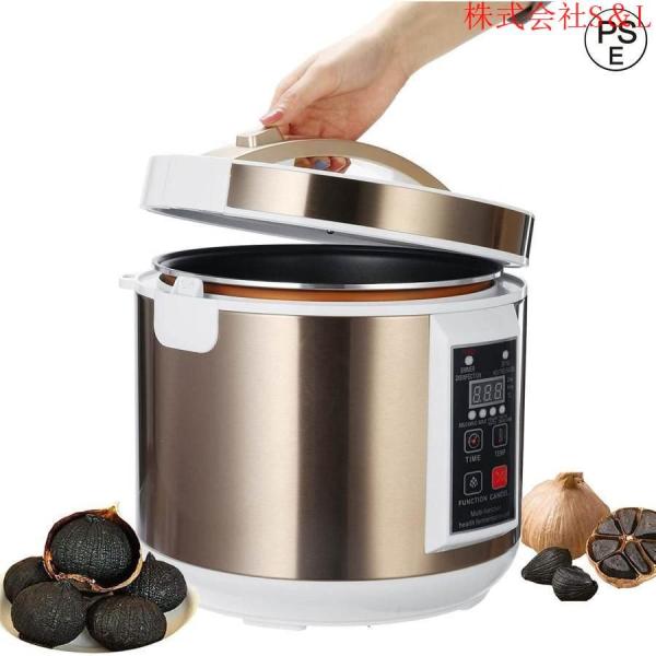 7.5L大容量 黒にんにく発酵器 黒にんにくメーカーDIY多機能[ご自宅で簡単に発酵黒にんにく] ワンボタン自動操作炊飯ジャー炊飯器株式会社S＆L ニンニク自動発