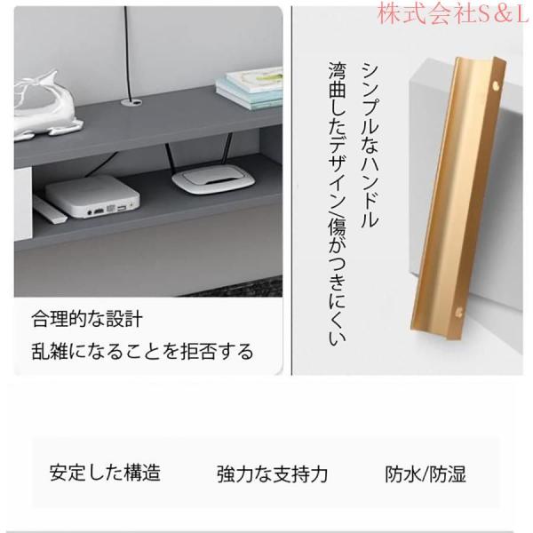 壁掛けテレビキャビネットフローティングTVスタンド壁掛けTVコンソールウォールシェルフ浮動棚セットボックス株式会社S＆LルータのDVDプレーヤーストレージレ_3