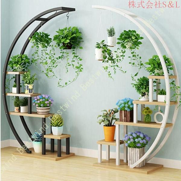 プランタースタンド フラワースタンド 園芸ラック コーナー盆栽スタンド 植物スタンド 植物棚飾り台 花台 室内 花置き棚 観葉植物 置き台 5段式 屋外 プランタースタンド フラワースタンド 園芸ラック コーナー盆栽
