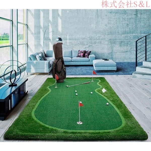 屋内ゴルフグリーン ゴルフマット 大型 ゴルフパッティングトレーナー
