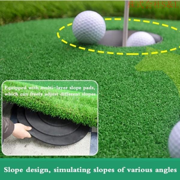 屋内ゴルフグリーン ゴルフマット 大型 ゴルフパッティングトレーナー