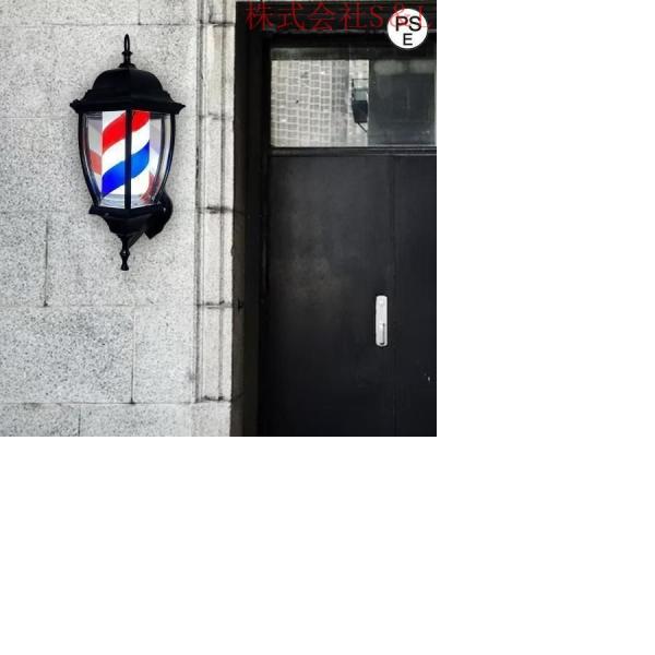 理髪店のポール ライトの回転防雨壁の台紙のネオン株式会社