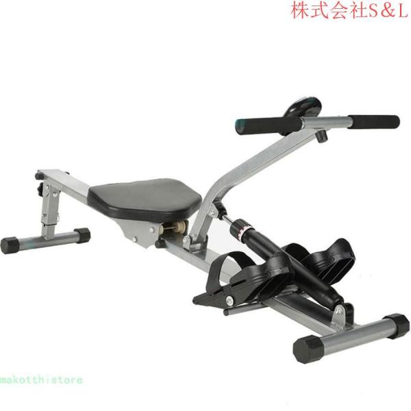 ローイングマシーン，ボート漕ぎ運動器具 調節可能な家のローイングマシン男性と女性の減量筋肉トレーニング水ローイングマシンS＆L折りたたみ式フィットネス機