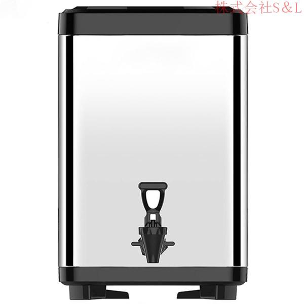 ステンレス ウォータージャグ ホワイト シルバー保温保冷ポットウォーターサーバー 304ステンレス飲料サーバー S＆L方形 6L 8L 10Lアウトドア用ウォータータンク