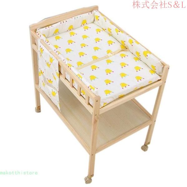 おむつ 交換台 女の赤ちゃん - 収納付き大型保育園モバイル幼児ドレッサーステーション、大きなカウンタートップS＆L簡単に組み立てる、60×84×100 cm (色 : A)