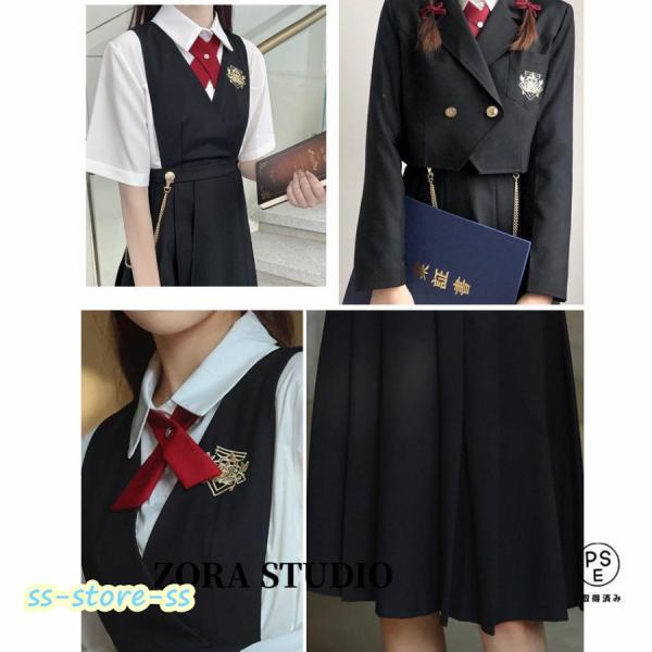 卒業式スーツ女の子小学生ワンピース6点セット入学式子供服卒服小学校