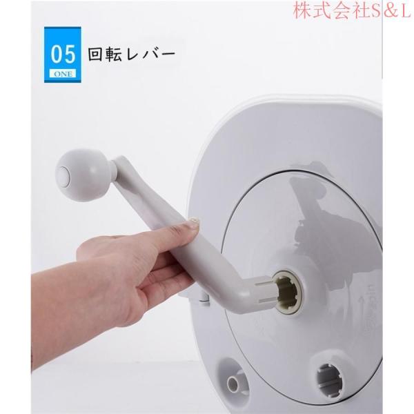 小型洗濯機 脱水機能付き手で回す強力脱水機手回し式ポータブル洗濯