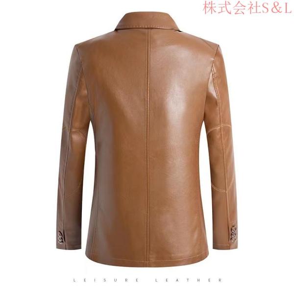 羊革ジャケットレザーテーラードジャケット本皮ビジネスシープレザー本