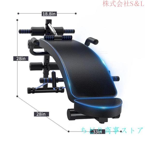 ップベンチ ヘッドレストと肘掛け付き トレーニングベンチ 背もたれの