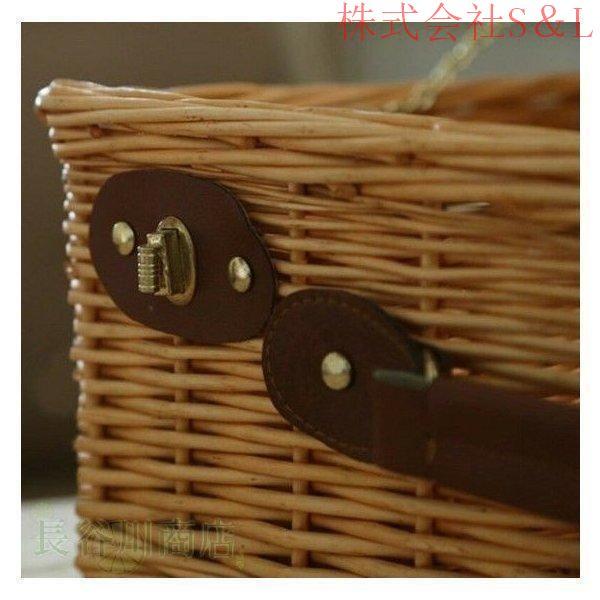 ピクニックバスケット 食器付き バスケットセット 株式会社S＆L