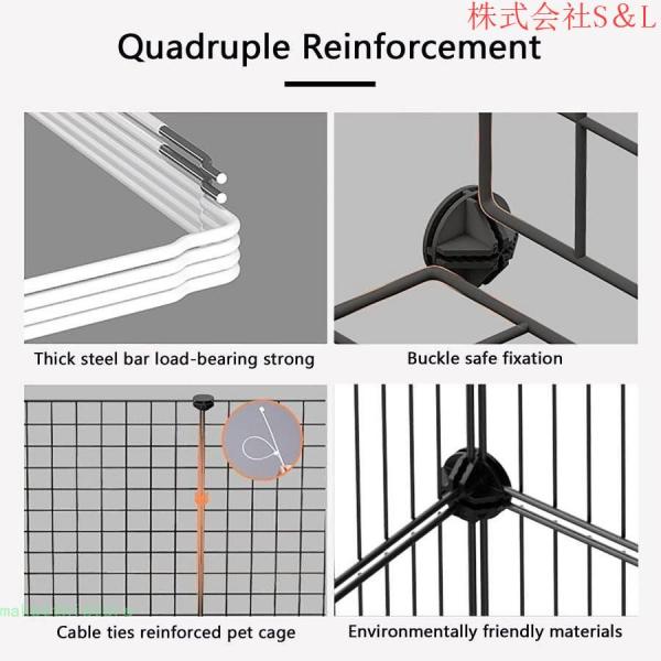 DIYペットフェンス小動物ケージ犬フェンス猫ゲージキャットケージウサギフェンス移動便利非常に広いイベントスペースペットフェンスS＆L超小型犬、猫、 DIYペットフェンス小動物ケージ犬フェンス猫ゲージキャットケージ