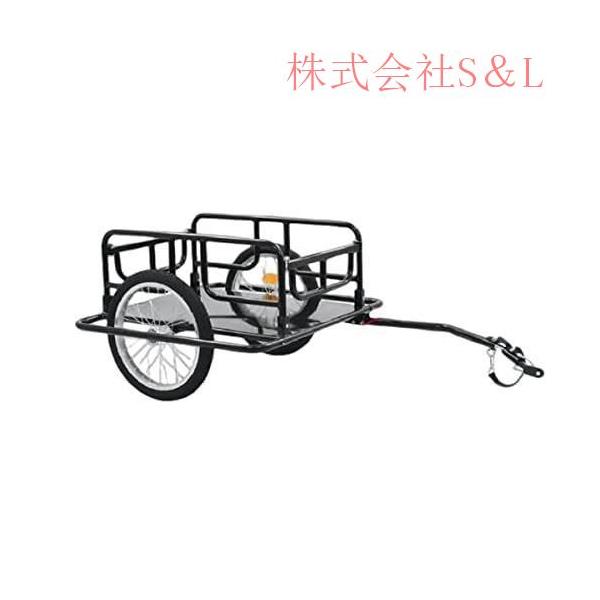マルチユースサイクルトレーラーカーゴバイクトレーラー自転車用トレーラー 折りたたみ式フレームS＆L 折り畳み式貨物トレーラーダブルホイール自転車トロリ