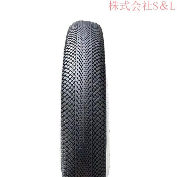 ファットバイク ホワイトリボンロードタイヤ 20-26インチ 20×4