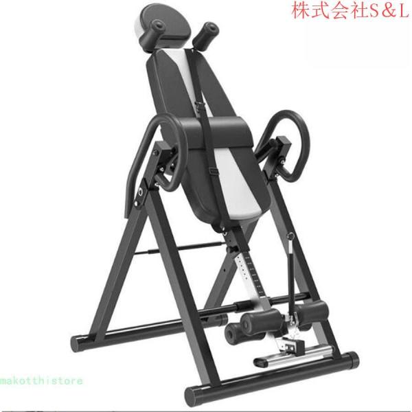 逆立ち椅子アップグレード版ヨガジムチェア折りたたみ式多機能倒立マシン鋼製PUパッド家庭用倒立装置疲労和らげS＆L体力高め逆立ち健康器具耐荷重性:150kg