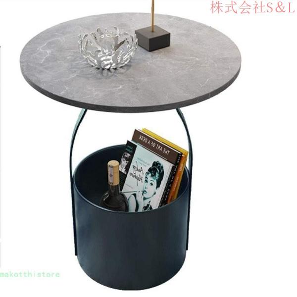 マガジン収納テーブルネストテーブルスナックテーブルコーヒーテーブルお菓子のテーブルワインテーブルS＆Lソファサイドテーブルリビングテーブル座卓青い