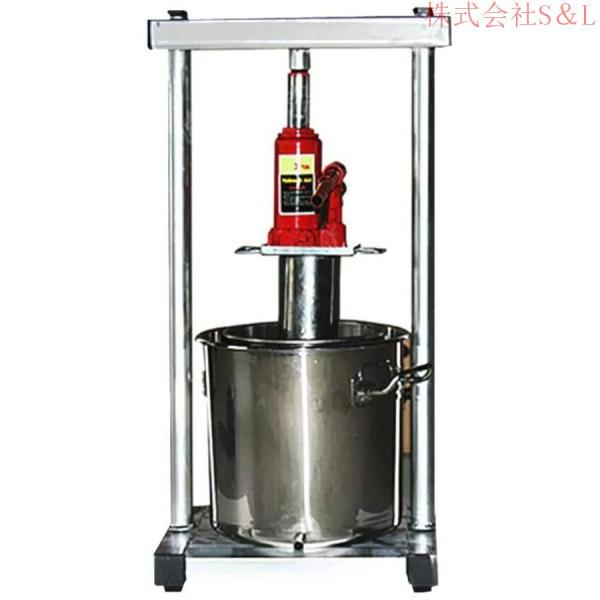 搾汁機 12-36L ワイン圧搾機 ステンレス鋼 果汁 絞り器株式会社S＆L 自家醸造機 (36l)