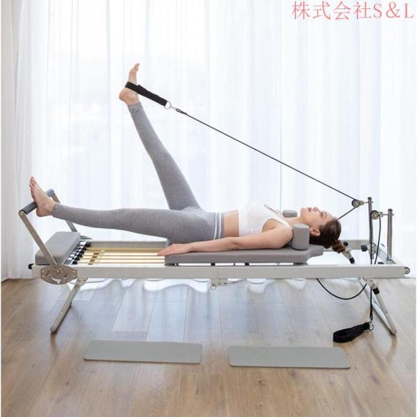 ピラティスリフォーマーマシン 家庭用 折りたたみ式ピラティス 株式